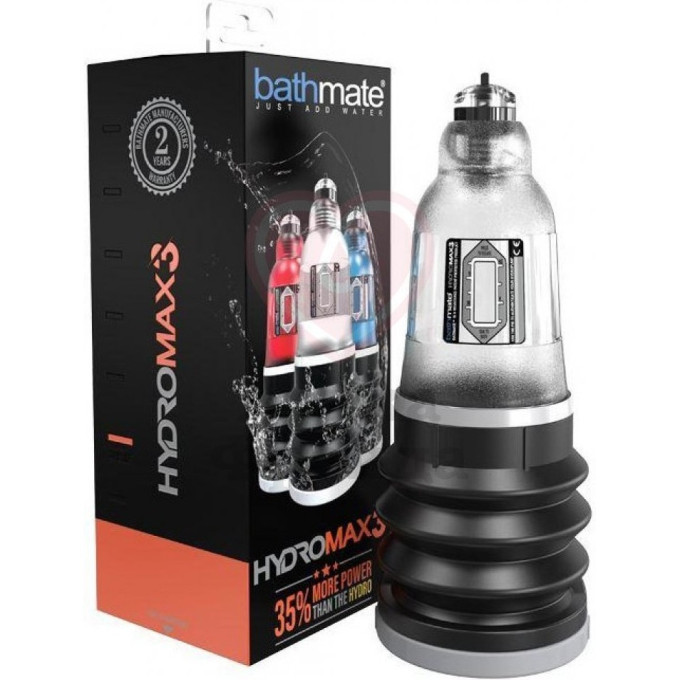Гидропомпа BATHMATE Hydromax3, прозрачная BM-HM3-CC